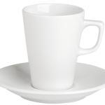 Porselen Soley Beyaz Tabaklı Kahve Finca