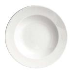 Porselen Soley Beyaz Çukur Tabak 30Cm