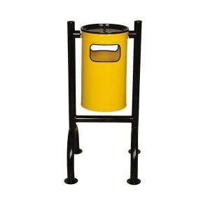 H Tipi 4 Ayaklı Bahçe Çöp Kovası